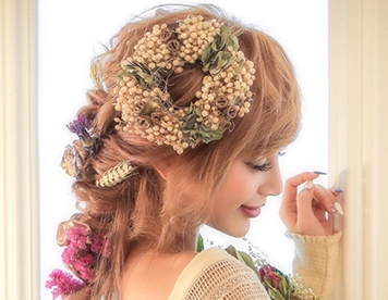 ドライフラワーアレンジ