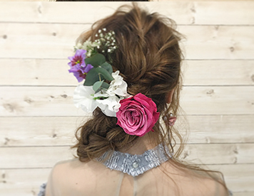 生花ハーフスタイル