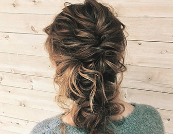 編みおろしスタイル